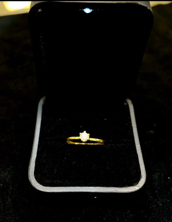 Classic Solitaire Gold Ring
