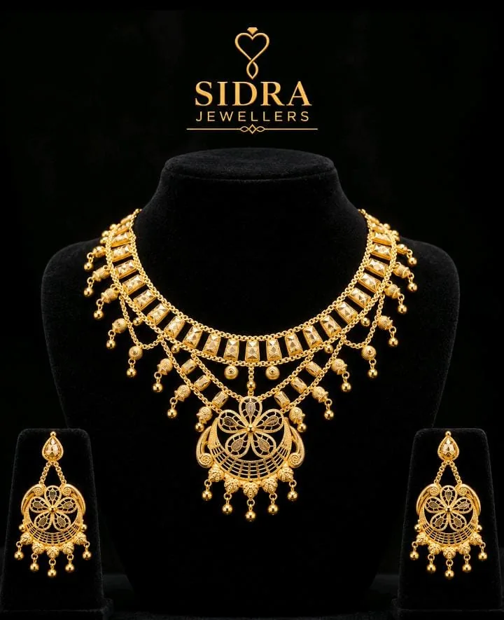 Bridal Necklace & Earrings Set